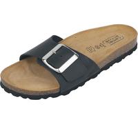 camel active Damen Sandalen mit Metallschnalle Schwarz, womenswear-39