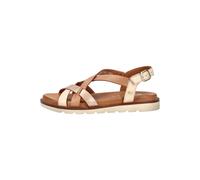 camel active Sandalen Nappaleder Gold/Beige - 39