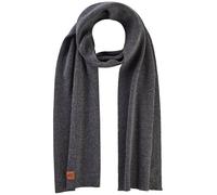 camel active Herren Strickschal aus Baumwoll-Mix Asphalt, menswear-OS