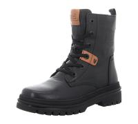 camel active Schnürboots für Damen, schwarz, Größe 38 EU