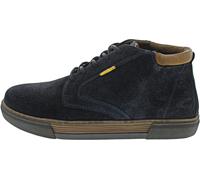 Sneaker CAMEL ACTIVE Gr. 40, blau (navy), Herren, Veloursleder, Schuhe, Freiteitschuh, Schnürboots, High Top Sneaker mit durchgehender Sohle (20894462-40) navy