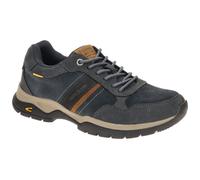 Schnürschuh CAMEL ACTIVE, Herren, Gr. 41, blau (navy, schwarz), Leder, Basic, Schuhe, Sneaker, Freizeitschuh mit robuster Trekkingsohle (66121757-41) navy, schwarz