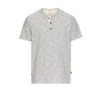 camel active - Kurzarm Henley aus reiner Baumwolle ecru - Gr. - 3XL