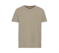 camel active Herren Basic Kurzarm T-Shirt mit Rundhalsausschnitt Khaki, menswear-3XL