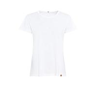 Camel Active Womenswear Damen Basic T-Shirt, Weiß, XL