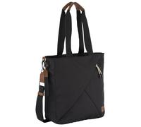 camel active Damen Aurum Zip Tote Bag mit Reißverschlusstaschen Schwarz, Womenswear-M
