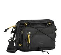Camel Active Handtasche Shores Herren 21x15x8 cm Ultraleicht abnehmbare Pouch Reflektdetails Schwarz