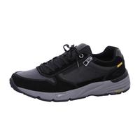 Camel Active Leder-Sneaker Herren 54UNA02 Crazy Horse/Split Schwarz Größe 41
