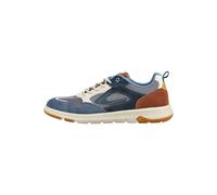 camel active Sneaker Leder/Textil Blau/Beige - 42