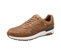 camel active Herren Low-Top Sneaker, Männer Halbschuhe,Wechselfußbett,schnürer,Business,Freizeit,straßenschuhe,Cognac,43 EU