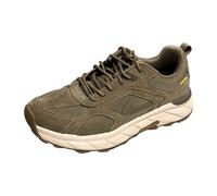Camel Active Herren Sneaker Low-Top Nubukleder/Textil, Wechselfußbett, grün (Khaki) Gr. 41