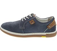 Schnürschuh CAMEL ACTIVE, Herren, Gr. 45, blau, Nubukleder, casual, Schuhe, Hybrid Sneaker, Business Schuh, Sneaker mit Lederfutter (46401463-45) blau