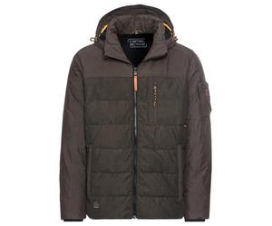 camel active - Stepp-Blouson mit abnehmbarer Kapuze dark khaki - Gr. - 30