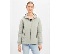 camel active Wattierte Steppjacke mit Kapuze & Zweiwege-Reißverschluss Salbei Gr. 42