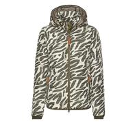 camel active Kapuzen-Steppjacke Khaki/Animal Print (Größe: 44) 44 grün