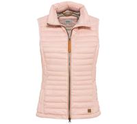 camel active Damen kurze leichte Steppweste mit elastischen Bündchen Rose, womenswear-46
