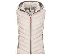 camel active Damen Steppweste aus recyceltem Polyester Beige-Grau womenswear-44