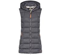 camel active Damen Lange Weste mit Kapuze Dunkelblau womenswear-44