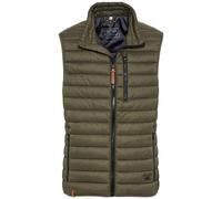 CAMEL ACTIVE Herren Weste oliv / schwarz / braun, Größe 58, 7695874 Oliv / Schwarz / Braun XXL