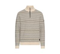 Strick-Troyer aus reiner Lammwolle Beige L