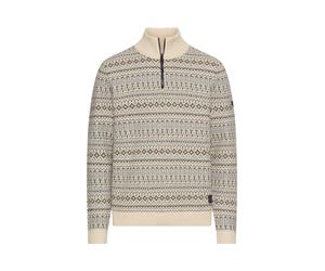camel active - Strick-Troyer aus reiner Lammwolle oatmeal - Gr. - L