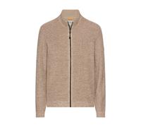 camel active Herren Strickjacke aus einem Soften Baumwollmix Hafer, Menswear-XL