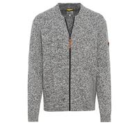 Strickjacke mit Strukturmuster XXL men Mittelgrau