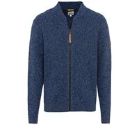 camel active - Strickjacke aus einem soften Baumwollmix true blue - Gr. - 5XL