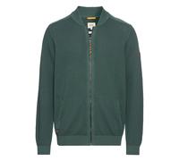 camel active - Strickjacke aus zertifiziertem organic Cotton pine green - Gr. - XL