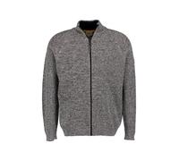 camel active Strickjacke Herren Comfort Fit Baumwolle grün gemustert, M