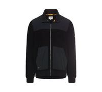 camel active - Strickjacke mit einrollbarer Kapuze asphalt - Gr. - XXL