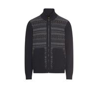 camel active Herren Strickjacke mit Stehkragen Navyblau, Menswear-XXL