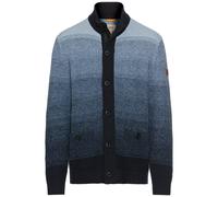 camel active Herren Strickjacke mit verdecktem Reißverschluss Nachtblau, Menswear-M