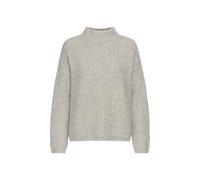 camel active - Strickpullover mit Stehkragen grey melange - Gr. - XL