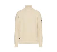 Strickpullover mit Stehkragen Beige XL