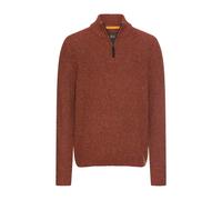 camel active - Strickpullover mit Stehkragen terra red - Gr. - XXL