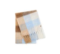 camel active - Strickschal mit Karomuster soft blue - Gr. - OS