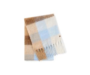 camel active - Strickschal mit Karomuster soft blue - Gr. - OS