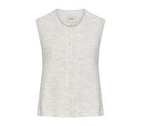 camel active - Strickweste mit Knopfleiste light grey melange - Gr. - L