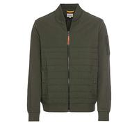 camel active Herren Sweatjacke mit Bomberkragen Grün Menswear-XXL