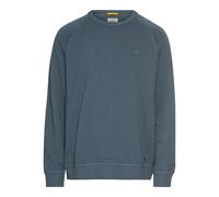 Sweatshirt CAMEL ACTIVE, Herren, Gr. M, blau (tinted blau), Sweatware, Obermaterial: 100% Baumwolle, unifarben, casual, regular fit taillenbedeckt, Rundhals, Langarm Rippbündchen, Sweatshirts, mit Log