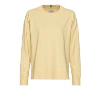 camel active Damen Rundhals Sweatshirt aus Reiner Baumwolle Vanille Womenswear-L