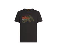 camel active T-Shirt Herren Regular Fit Kurzarm Baumwolle grau, XXL