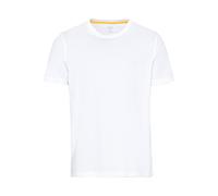 camel active Herren Basic Kurzarm T-Shirt mit Rundhalsausschnitt Weiß menswear-3XL