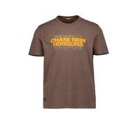 camel active T-Shirt Herren Regular Fit Kurzarm Baumwolle braun, L