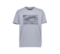 camel active T-Shirt Herren Regular Fit Kurzarm Mikrofaser grau, L