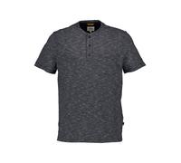 camel active Herren Kurzarm Henley aus Reiner Baumwolle Dunkelblau Menswear-XXL