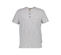 camel active - Kurzarm Henley aus reiner Baumwolle ecru - Gr. - XXL