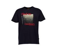 camel active T-Shirt Herren Slim Fit Kurzarm Baumwolle blau, XXL