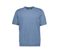 camel active T-Shirt Herren Slim Fit Kurzarm blau, L